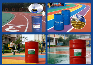 Pegamento de Gránulos de Caucho SBR Ecológico, Alta Adhesión, Resistente a la Intemperie, Adhesivo de Dos Componentes para Proyectos de Pavimentación en Exteriores - Product Image 5