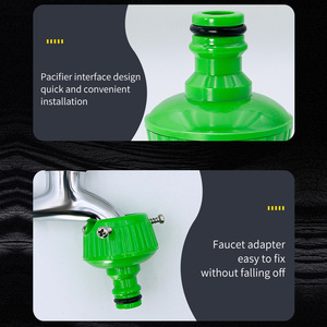 Universeller PP Langlebiger Gartenbewässerungs-Wasserhahn-Adapter Drei-Schrauben-Schnellverbinder Waschmaschinen-Anschluss Schlauchkupplung 1/2'' - Product Image 6