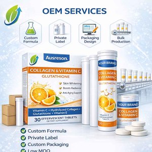 Comprimés effervescents naturels sans gluten pour adultes, <span class=keywords><strong>à</strong></span> marque privée, enrichis en vitamine C et glutathion, antioxydants, pour le blanchiment de la peau et la détoxification (vente en gros) - Product Image 6