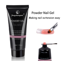 Poudre de gel UV écologique Fengshangmei Factory 30ml, style designer, longue durée, pour extension d'ongles, polygel pour usage en salon de manucure