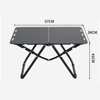 Table pliante tactique moderne réglable en hauteur, légère, en aluminium, robuste, portable, pour le camping et les activités de plein air