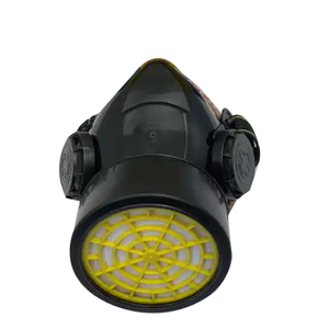 カスタムロゴPVCシェルハーフフェイスプロテクション防塵シングルカートリッジダストマスク呼吸器バルブ付き - Product Image 3