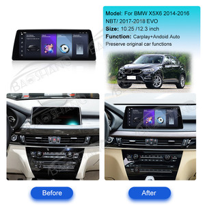 Radio de <span class=keywords><strong>coche</strong></span> <span class=keywords><strong>Linux</strong></span> de 12,3/10,25 pulgadas para Bmw X5 X6 2014-2018 navegación GPS inalámbrica Carplay Multimedia unidad principal función de <span class=keywords><strong>coche</strong></span> Original - Product Image 2