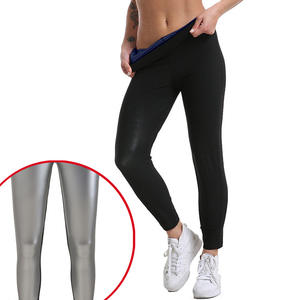 Pantalones de sudor de Sauna con logotipo personalizado, entrenamiento, pérdida de peso, moldeador de cuerpo inferior, chándal, ejercicio, <span class=keywords><strong>Fitness</strong></span>, <span class=keywords><strong>mujer</strong></span> - Product Image 1