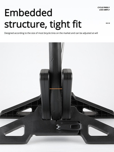 Soporte de Estacionamiento para Bicicletas, Soporte de Exhibición para Bicicletas de Montaña, Soporte Fijo con Reposapiés, Base Ajustable para Uso Doméstico - Product Image 6