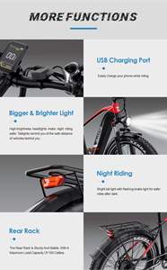Entrepôt UE DUOTTS F26 <span class=keywords><strong>Lite</strong></span> Vélo électrique 48V 18AH 26 pouces Pneu gras 7 vitesses pour adultes - Product Image 6