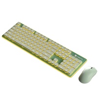Pabrik Grosir LT600 Set Keyboard dan Mouse Membran Panel Logam Penuh dengan Lampu Latar untuk Laptop Rumah Game Kantor