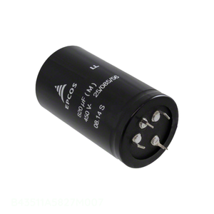 ตัวเก็บประจุแบบ Through Hole รุ่น B43511A5827M007 ยี่ห้อ Manufacturer Channel ความจุ 820uF 20% 450V แบบ Snap TH - Product Image 1