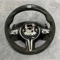 Volant de voiture LED pour BMW M3 M5 F10 F35 F22 F18 F07 F32 F80 E90 F32 F46 F48 F46 F30 F26, volant sport en Alcantara