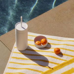 แก้วน้ำสแตนเลสแบบพกพา ดีไซน์มินิมอล ปราศจากสาร BPA พร้อมฝาและหลอดดูด เก็บอุณหภูมิได้นาน 12-24 ชั่วโมง สำหรับใช้ในบ้านและที่ทำงาน - Product Image 5