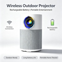 Projecteur Wifi rechargeable sans fil, haute qualité, intelligent, portable, mini projecteur de poche Android pour cinéma maison, mini projecteur 4k avec batterie