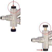Lance à mousse pour lavage de voiture haute pression Nano Wax, pistolet à eau multifonctionnel réglable à deux composants