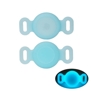 Nueva funda protectora de silicona luminosa, funda para Collar de perro con etiqueta de aire, funda de silicona de Color brillante para <span class=keywords><strong>Airtag</strong></span> Cat Collar <span class=keywords><strong>Loop</strong></span> - Product Image 4