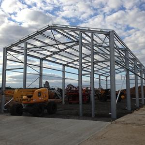 "Xây dựng nhà máy thép nhịp rộng"-50m x 100m (164ftx328ft) không gian công nghiệp nhiều tầng, chống động đất - Product Image 3