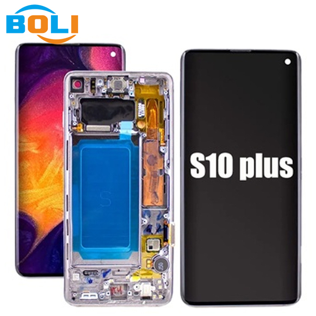 100% Tested Lcd Original for Samsung Galaxy S10 Plus Screen for Samsung S10 Lcd Display for Samsung S10 Lcd Replacement