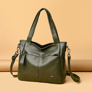 Sac à main souple à poignée supérieure, dernières nouveautés pour femmes, sacs à la mode en cuir PU de haute qualité, sacs à main de luxe tendance pour femmes - Product Image 1