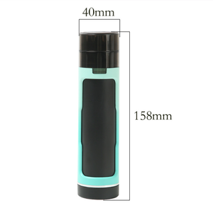 3-in-1プレミアムポータブルプラスチックハーブグラインダー（コーンフィラーファンネルと収納ケース付き）カスタムロゴ入り喫煙アクセサリー - Product Image 3