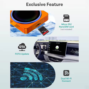 Adaptador Inalámbrico 3 en 1 para CarPlay y Android Auto, Compatible con Netflix/<span class=keywords><strong>YouTube</strong></span>/TikTok, Convierte CarPlay con Cable a Inalámbrico - Product Image 6