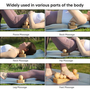 Массажный мяч для шеи и ног, по заводской цене, Maderoterapia, лимфатический дренаж Gua Sha, инструменты для массажа дерева - Product Image 4