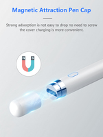 Stylo tactile en métal de crayon capacitif intelligent actif pour Apple iPad Pro 11 12.9 10.2 9.7 Mini 6 Air 5 iPhone pour Huawei pour Xiaomi
