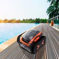 Limpiador de Piscinas Robótico Inteligente y Programable ZODIAC TRX7700 con Fuerte Succión, Función de Escalada de Paredes y Batería de Litio para una Limpieza Fácil