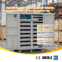 Batterie solaire LiFePO4 haute tension personnalisée Pytes 76,8 kWh, armoire ESS commerciale pour micro-réseau triphasé, fabricant