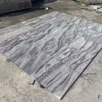 Ubin Granit Abu-abu Gelombang (Wave Sand Grey Granite) 600x600 30mm China Juparana untuk Paving Luar Ruangan Anti Selip Harga Pabrik Langsung dari Tambang