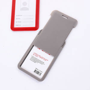 作業カードホルダープラスチックABSスライディングデザインIDカードプロテクター - Product Image 5