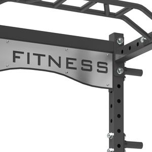 Savage Series Half Power Rack en métal avec barre <span class=keywords><strong>de</strong></span> traction multiple et support pour bandes <span class=keywords><strong>de</strong></span> résistance pour usage commercial - Product Image 6
