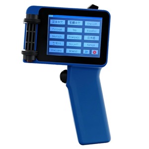 Imprimante jet d'encre portable Leo avec tête d'impression DX5 de 12,7 mm, encre éco-solvant, pour codage et marquage industriel sur carton, métal, plastique, bois, verre - Product Image 1