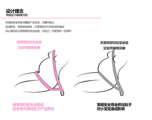 Cintura di Sicurezza Universale Retrattile per <span class=keywords><strong>Auto</strong></span> per Donne in Gravidanza - Product Image 5