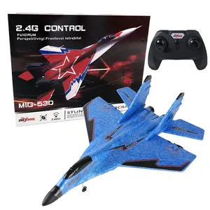 Avión eléctrico Epp Fpv de 2,4g, avión de combate Su27 Su27, Control remoto, avión de combate de espuma Rc, modelo de avión de juguete para adultos