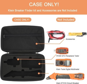 Estuche de transporte rígido de EVA personalizado para <span class=keywords><strong>Klein</strong></span> Tools ET310 AC Circuit Breaker Finder 80041, kit de herramientas de reparación de tomacorrientes y bolsa de prueba - Product Image 2