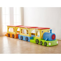Moetry Tomas - Aire de jeux intérieure sur le thème du train pour bébés et tout-petits de 2 à 6 ans - Gymnase sensoriel multifonctionnel léger en bois et mousse