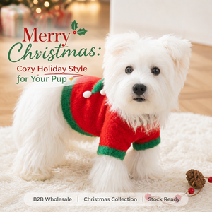 Suéter de Piel Sintética para Perros Pequeños, Jersey Cálido de Punto con Aberturas para las Patas, Ropa Acogedora de Navidad para Mascotas, <span class=keywords><strong>Chihuahua</strong></span>, Yorkie, Cachorro - Product Image 1