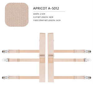 Bretelles de chemise ajustables antidérapantes de 2,5 cm de large pour hommes, en polyester avec boucle en alliage, attaches de chemise formelles antidérapantes - Product Image 5