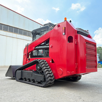 Chargeuse compacte diesel Euro5/EPA au meilleur prix avec transmission 4x4 et cabine chauffée pour utilisation hivernale en ateliers d'usine et déneigement