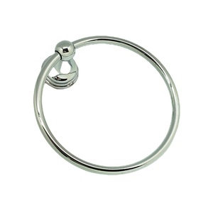 Anillo para Toallas con Base Integrada de Hierro, Diseño Moderno, Acabado Dorado, Resistente al Óxido, para Uso en Hoteles - Product Image 1