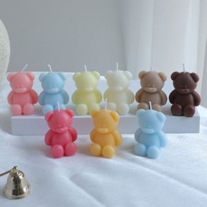 Wholesale Handmade Home Decoration Teddy <b>Bear</b> Candles in Multiple Colors <b>Cute</b> <b>Bear</b> Shaped Aromatherapy Candles - Product Image 4