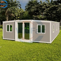 WinFair Portable Mobile Minuscule Pré Fabriqué Pliable Préfabriqué Villa Colombie Double Aile Extensible Conteneur Maisons Villa