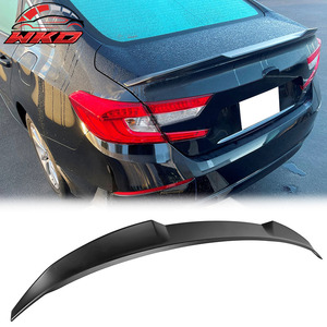 Alerón Trasero Estilo V para Honda Accord 2018-2022, Sin Pintar, Negro - Product Image 1