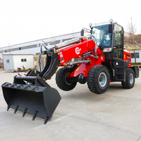 Nouveau mini chargeur sur pneus CE/EPA Chine 1,5 tonne 2 tonnes 3 tonnes petit chargeur télescopique compact à vendre
