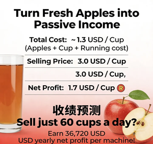 Máquina Expendedora de Zumo de Manzana NAYAX PAX con Pago sin Efectivo, <span class=keywords><strong>Tarjeta</strong></span> de Crédito, Monedas, Código QR, Pago Global, Barra de Jugos Inteligente 6000MAX - Product Image 4