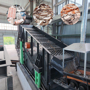 Ligne de production complète pour le recyclage des déchets de construction avec séparation par air, séparation magnétique et élimination des impuretés - Product Image 1