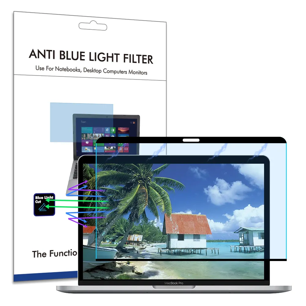Macbook Pro Retina13.3インチ用の目の緊張マットアンチグレアコンピュータスクリーンカバーブルーライトブロッキングスクリーンプロテクターを減らす