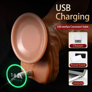 Realistischer Weicher TPE Wasserdichter <span class=keywords><strong>Dildo</strong></span> - Product Image 6