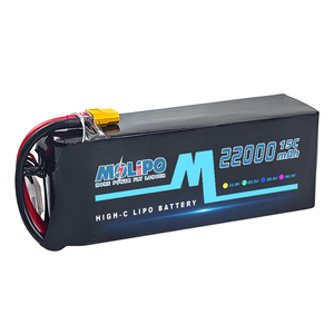Batería Molipo para Dron, 6S 22.2V 22000mah 15C 25C 35C 70C, Alta Tasa de Descarga, Batería de Estado Semisólido para Dron y Auto RC HR06220 F - Product Image 5