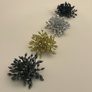Decorazione <span class=keywords><strong>per</strong></span> Scarpe 3D a Forma di Spina, Applicazione in Resina Acrilica Multiuso, Ornamenti Floreali <span class=keywords><strong>per</strong></span> Scarpe, Borse, Cappelli, <span class=keywords><strong>Orecchini</strong></span> - Product Image 3