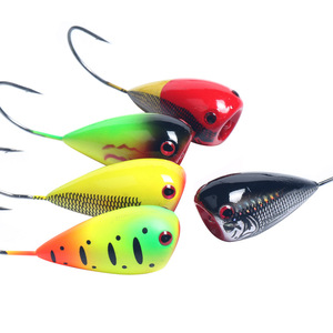 Señuelo de pesca tipo huevo croata de 5.7cm y 13.6g, cebo de superficie para pesca en agua dulce y pesca en hielo, con anzuelo simple, para uso en lagos. - Product Image 1