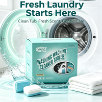 Tablettes nettoyantes pour lave-linge, détartrant en profondeur, désodorisant, détachant, tablettes nettoyantes pour lave-linge